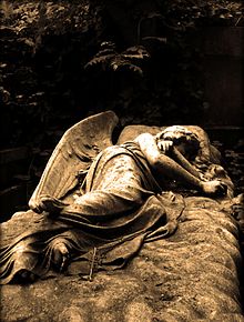 Angel Carving at Highgate Cemetery