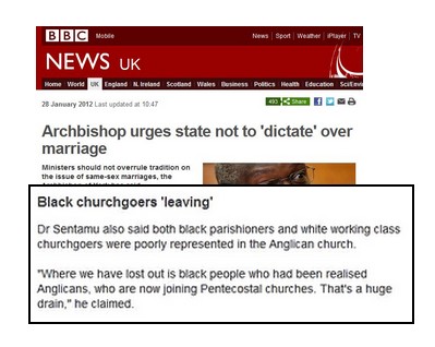 BBC Reports Archbishop of York's anti-Gay campaign