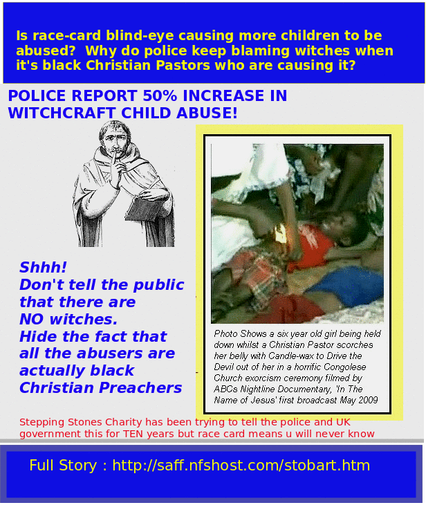Black Pastor Abuse - not witches