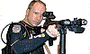 Anders Breivik with Rifle