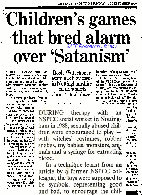 Children's Games That Bred Alarm Over Satanism, Rosie Waterhouse