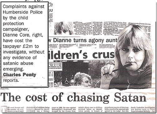 Core Chasing Satan. Yorkshire Post 9 June 1994