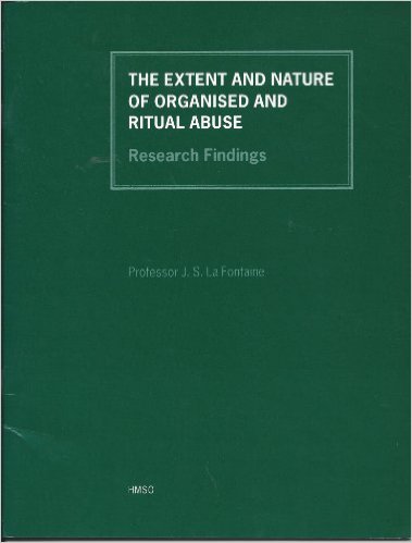 The Extent and Nature of Satanic Ritual Abuse - front cover of the official 1994 government report