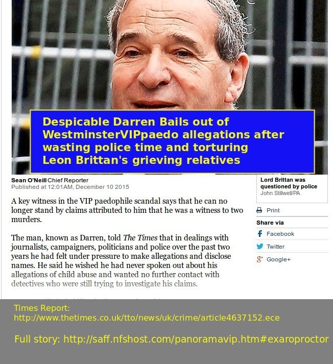 Darren withdraws claims made to police about Leon Brittan