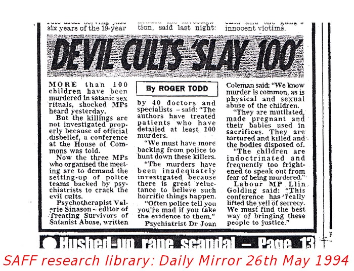 Expert Sinason says Devil Cults Slay 100