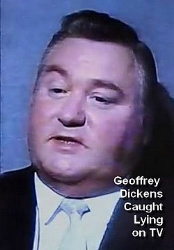 Geoffrey Dickens Caught Lying On TV