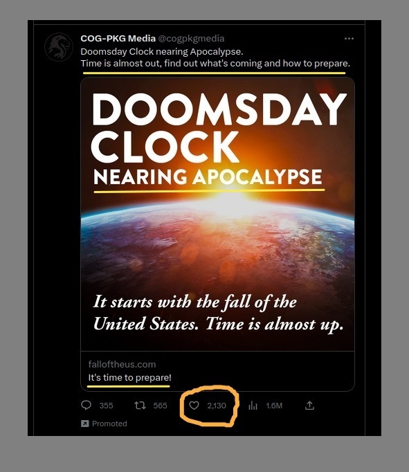 Doomsday Clock book in the lead up to the
                  millennium