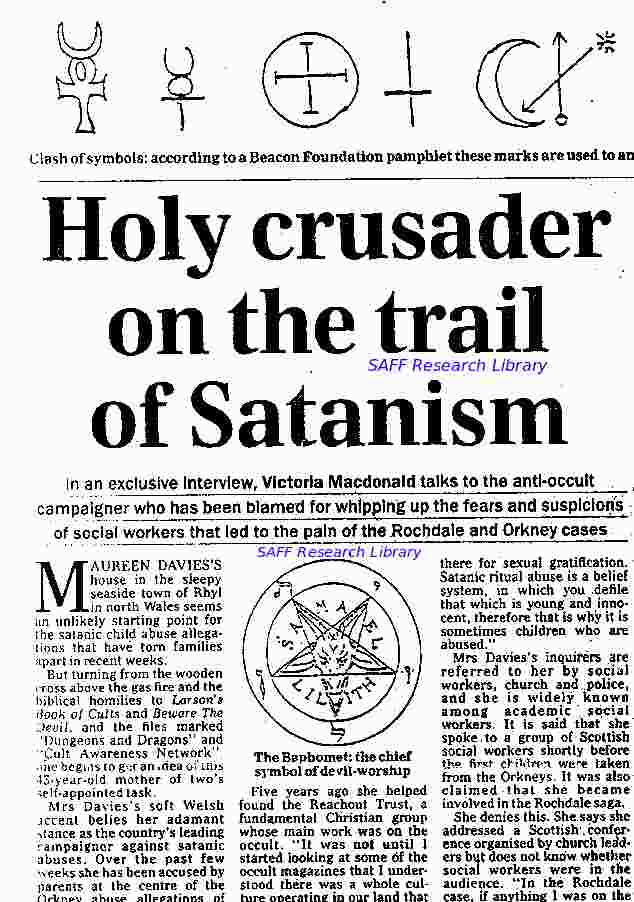 Telegraph article 7th April 1991