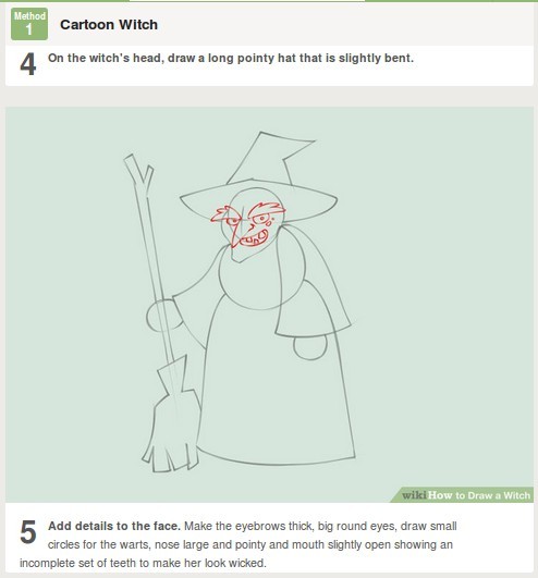 How to Draw A Witch