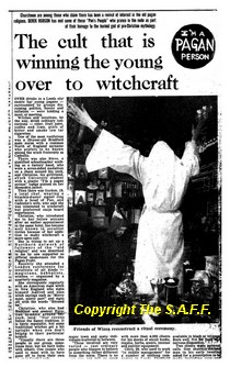 An early attempt at portraying the true nature of Paganism, Circa 1977
