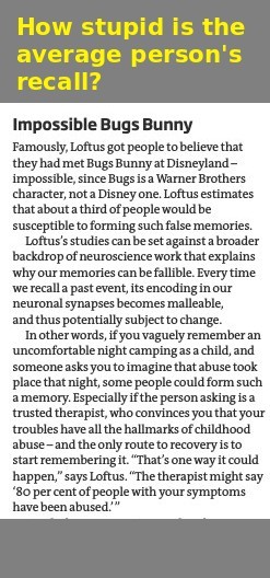 Impossible Bugs Bunny Elizabeth Loftus