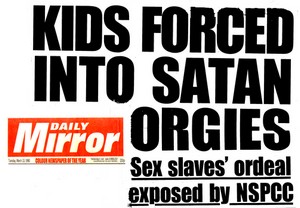 Kids forced into satan orgies