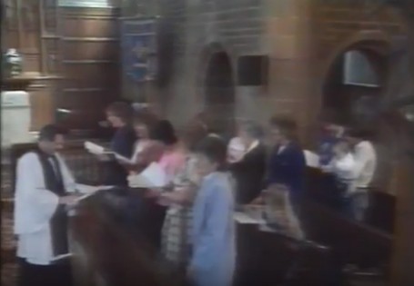 Kevin Logan, Maureen Davies, Audrey Harper, in a church deliverance for children supposedly caught up in satanic abuse