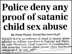 Police Deny Satanic Child Abuse Exists