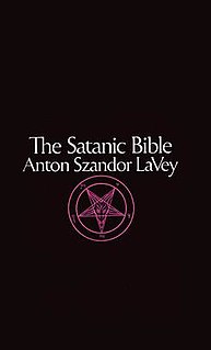 Front Cover of The Satanic Bible