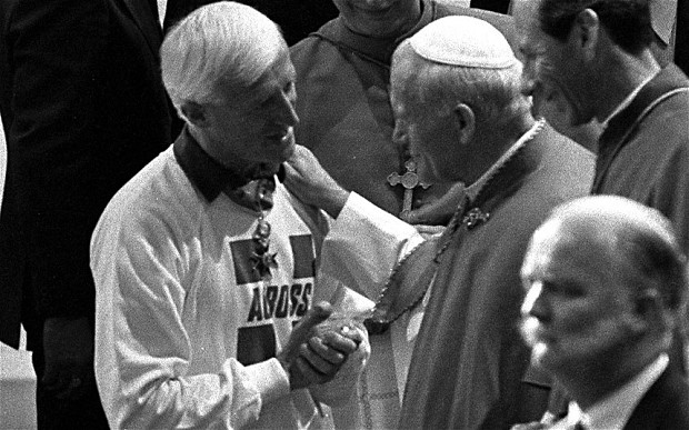 Jimmy Savile meets the Pope