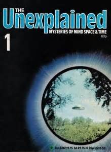 The front cover of issue 1 of The Unexplained.