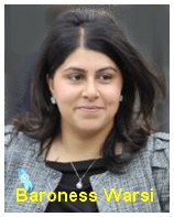 Baroness Warsi