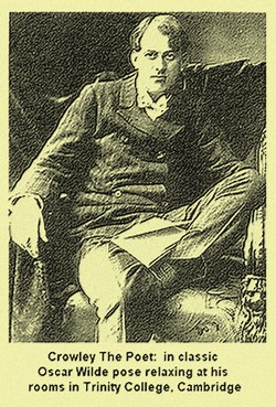 Crowley as Oscare Wilde