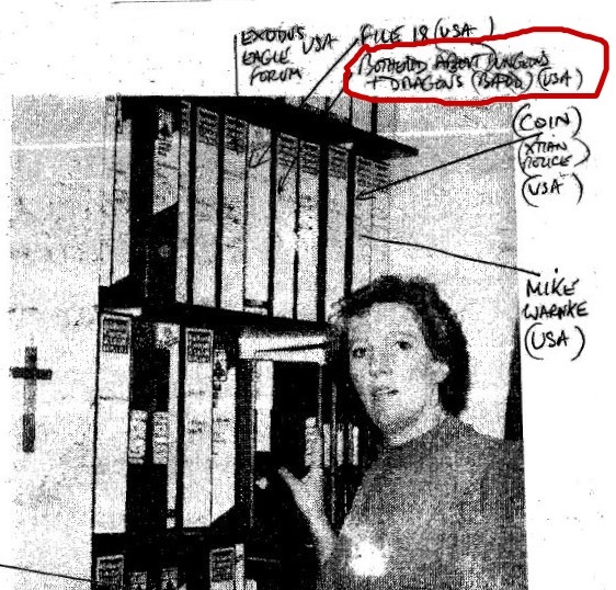 Maureen Davies Bookshelves Dungeons and Dragons