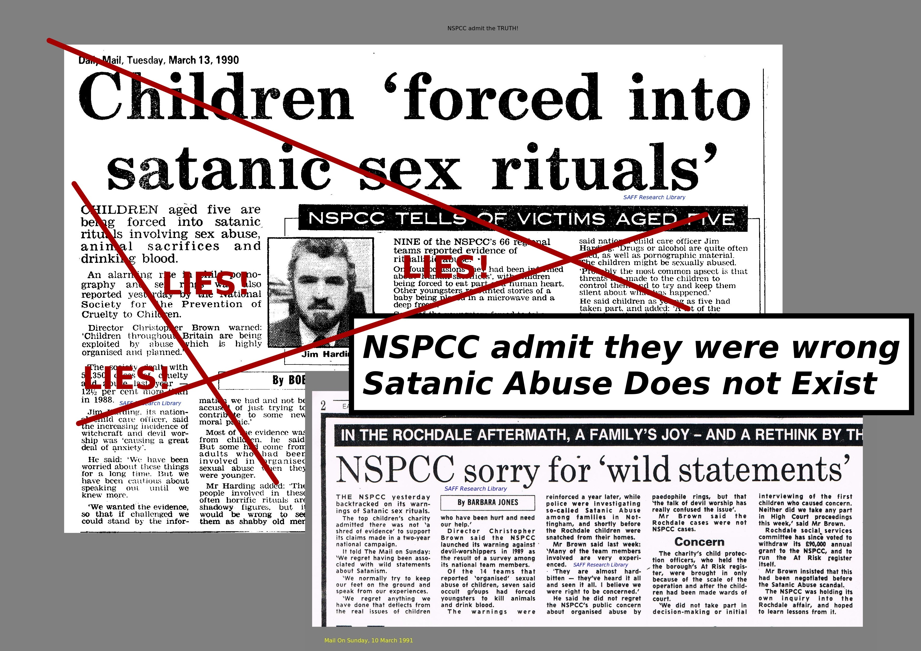 NSPCC admit they were wrong