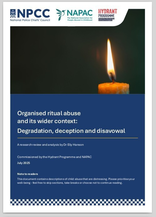 Front Cover of Elly Hanson's Report on SRA